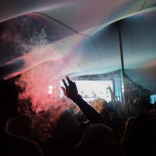 fog at concert with group of revelers celebrating 2025 01 07 18 23 55 utc Custom Custom